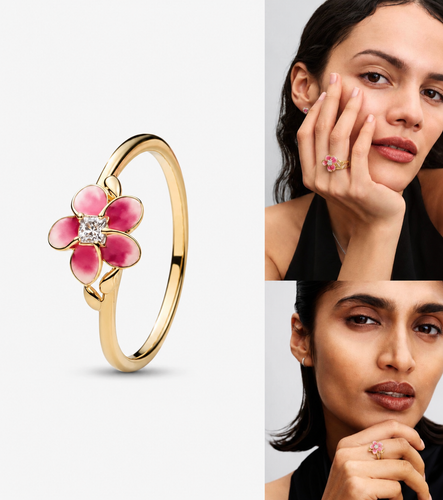 Blush Blossom Ring – Princess Style Fashion Fine Jewelry for Women, Gift