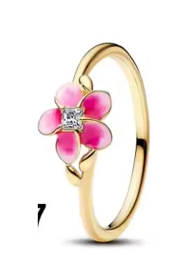 Blush Blossom Ring – Princess Style Fashion Fine Jewelry for Women, Gift